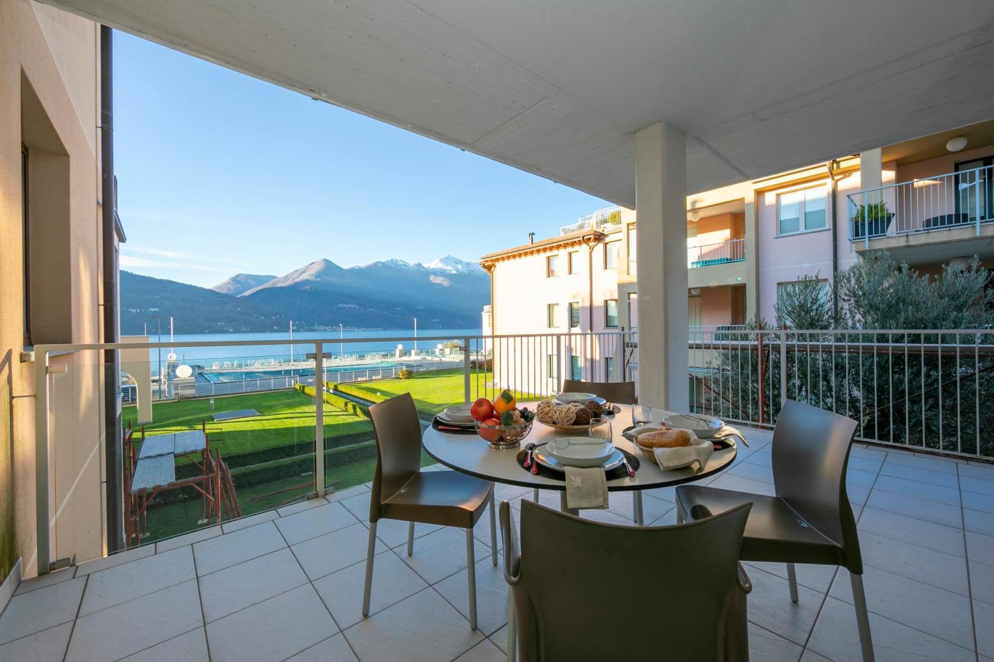 Vista Di Maccagno Fantastico Pool - Happy Rentals Exterior foto